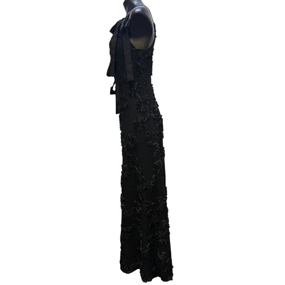 En Saison Ribbon Accent Black Gown L - Picture 4 of 6